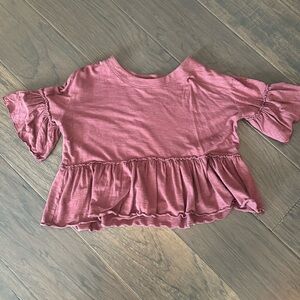 Altard State Juniper Ruffle Peplum top. Size XS